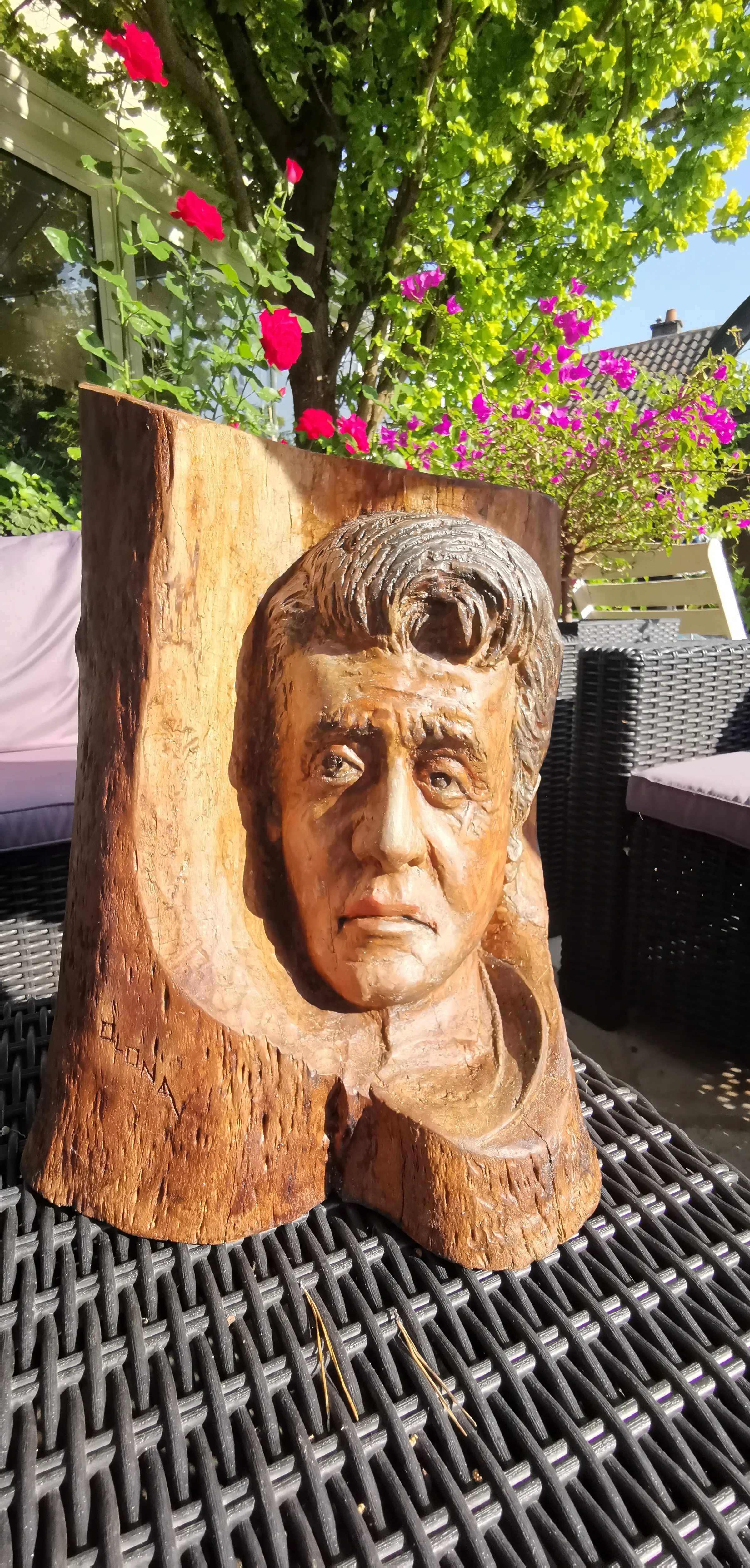 Sculpture sur bois de Fernand Olona
