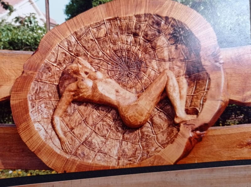 Sculpture sur bois de Fernand Olona