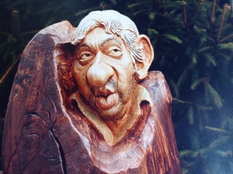 Sculpture sur bois de Fernand Olona