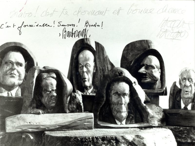 Sculpture sur bois de Fernand Olona