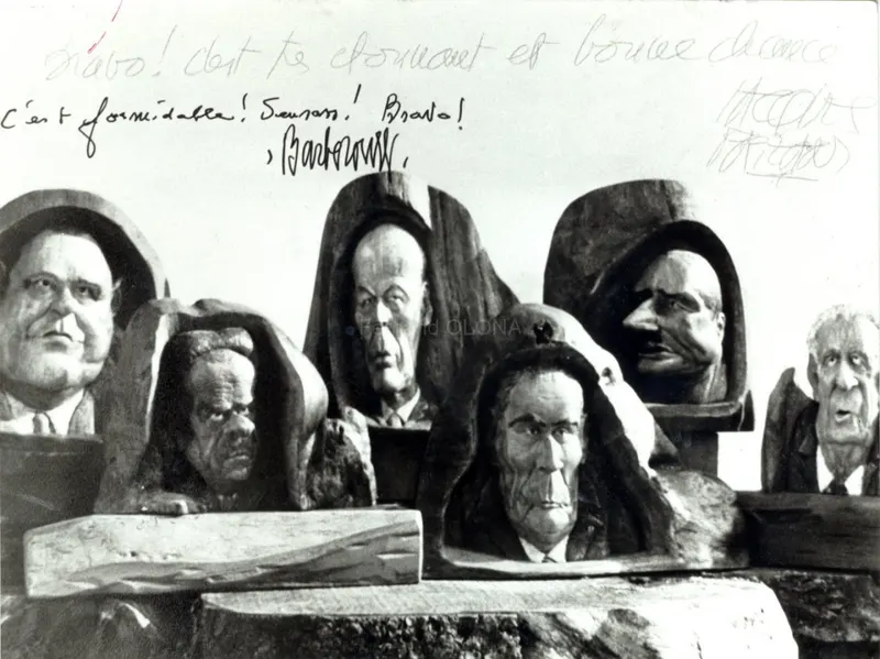 Sculpture sur bois de Fernand Olona
