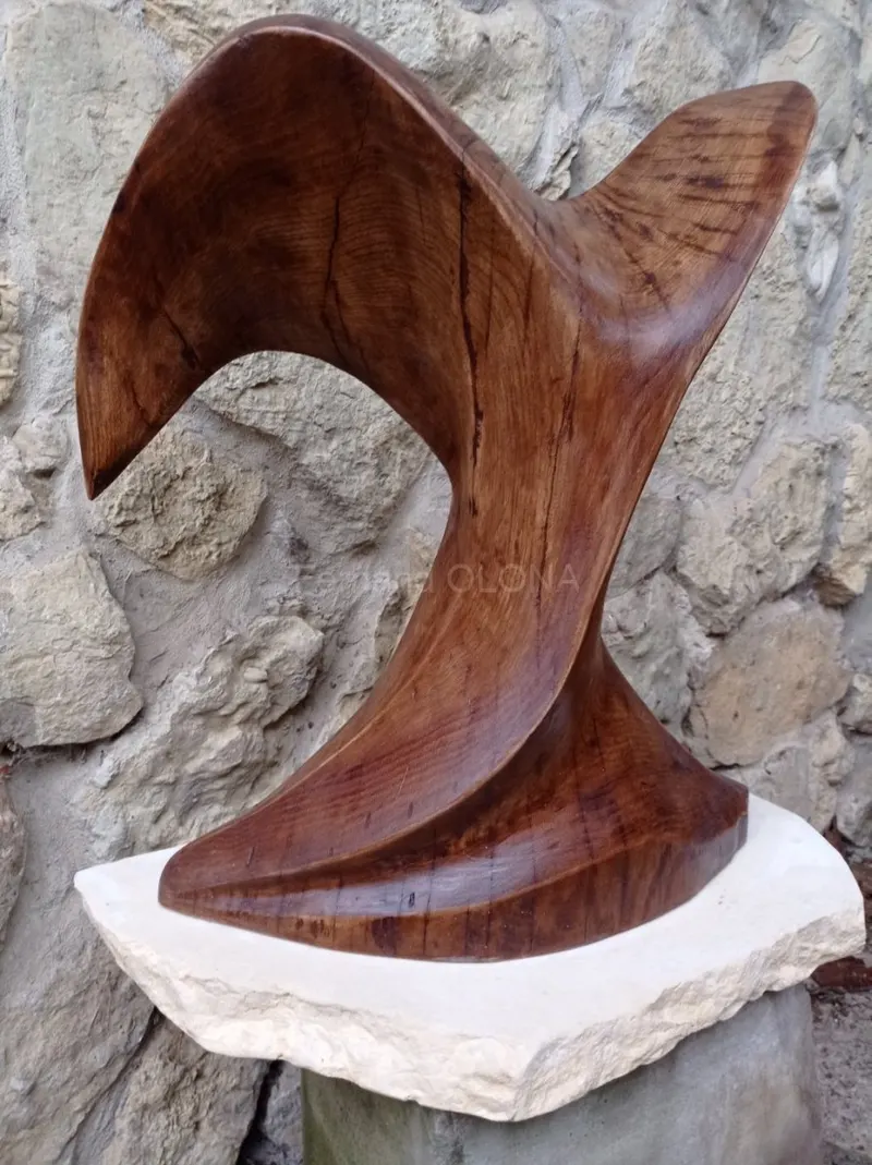 Sculpture sur bois de Fernand Olona