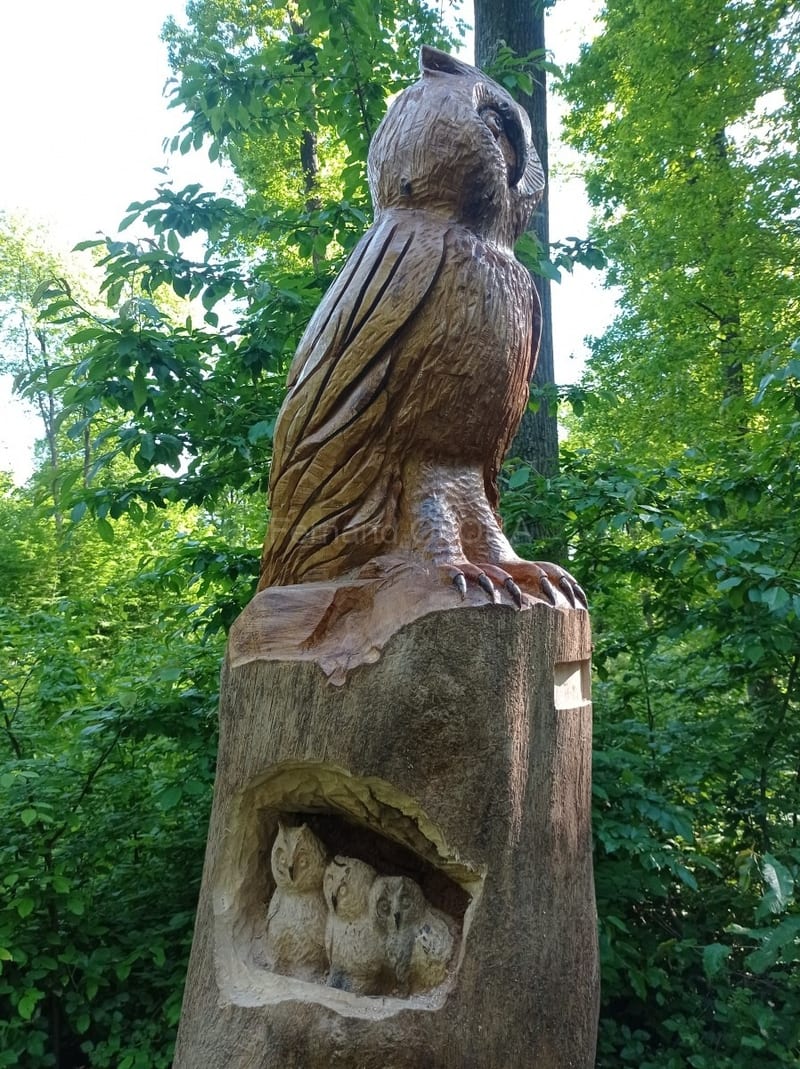 Sculpture sur bois de Fernand Olona