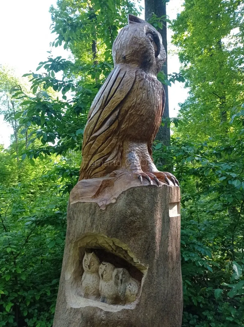 Sculpture sur bois de Fernand Olona