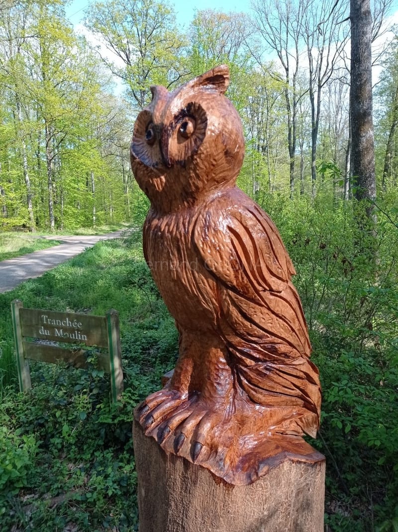 Sculpture sur bois de Fernand Olona
