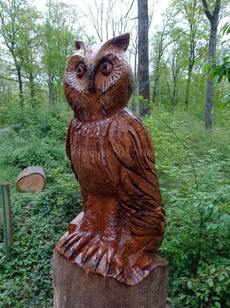 Sculpture sur bois de Fernand Olona