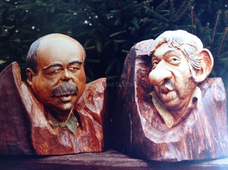 Sculpture sur bois de Fernand Olona