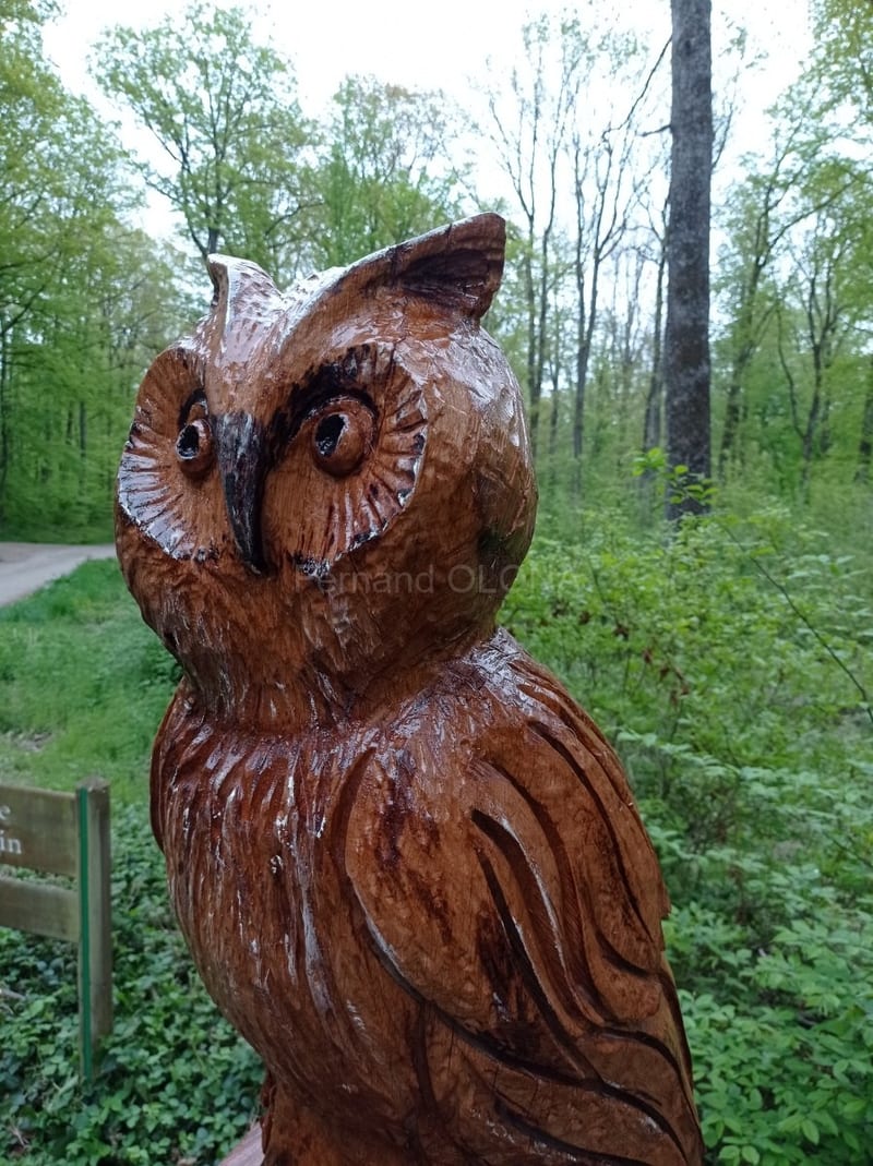 Sculpture sur bois de Fernand Olona