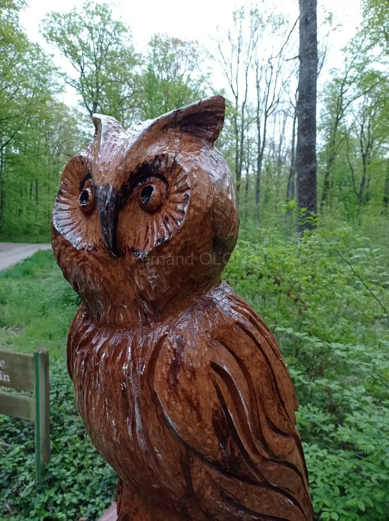 Sculpture sur bois de Fernand Olona