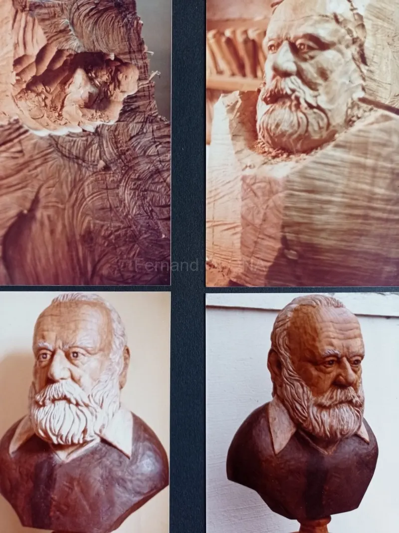 Sculpture sur bois de Fernand Olona