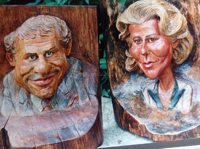 Sculpture sur bois de Fernand Olona
