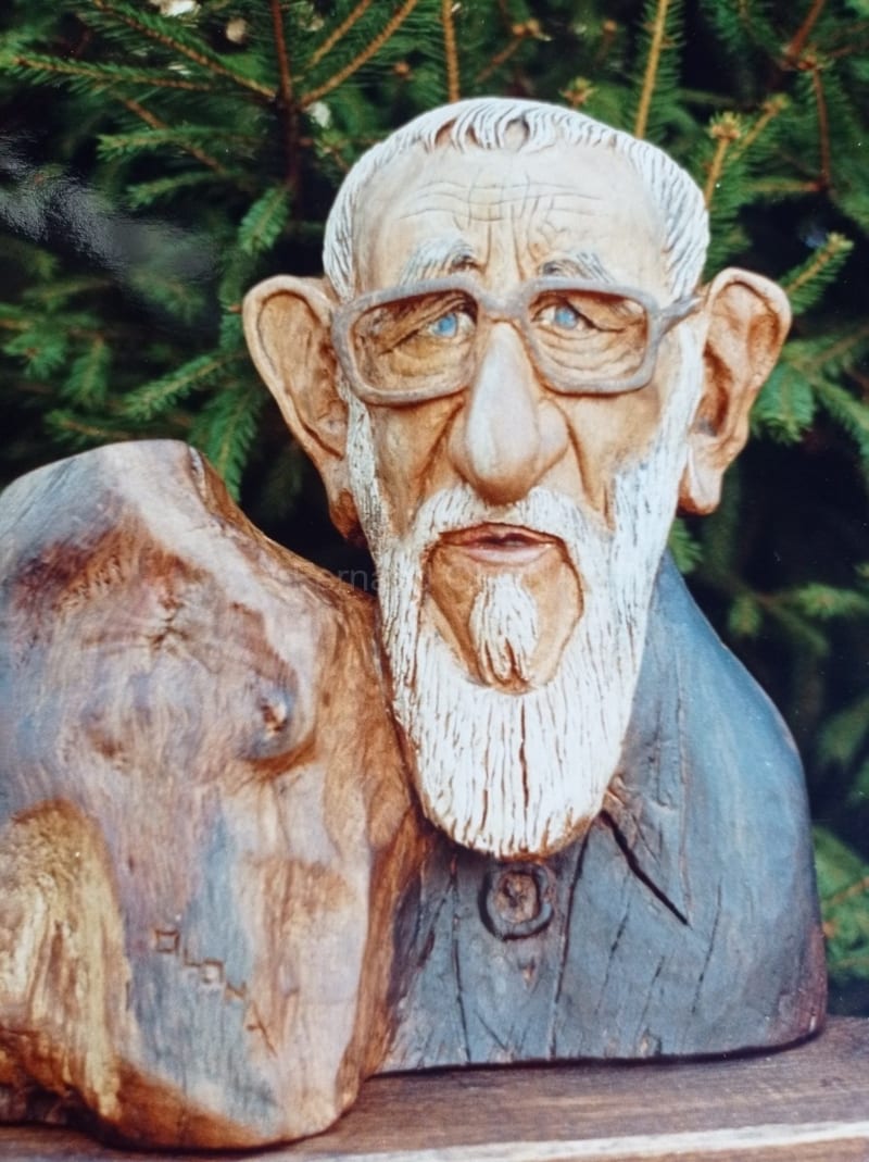 Sculpture sur bois de Fernand Olona