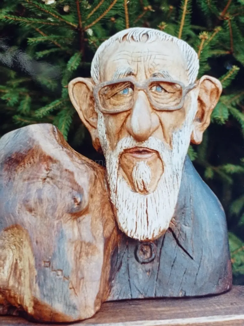 Sculpture sur bois de Fernand Olona