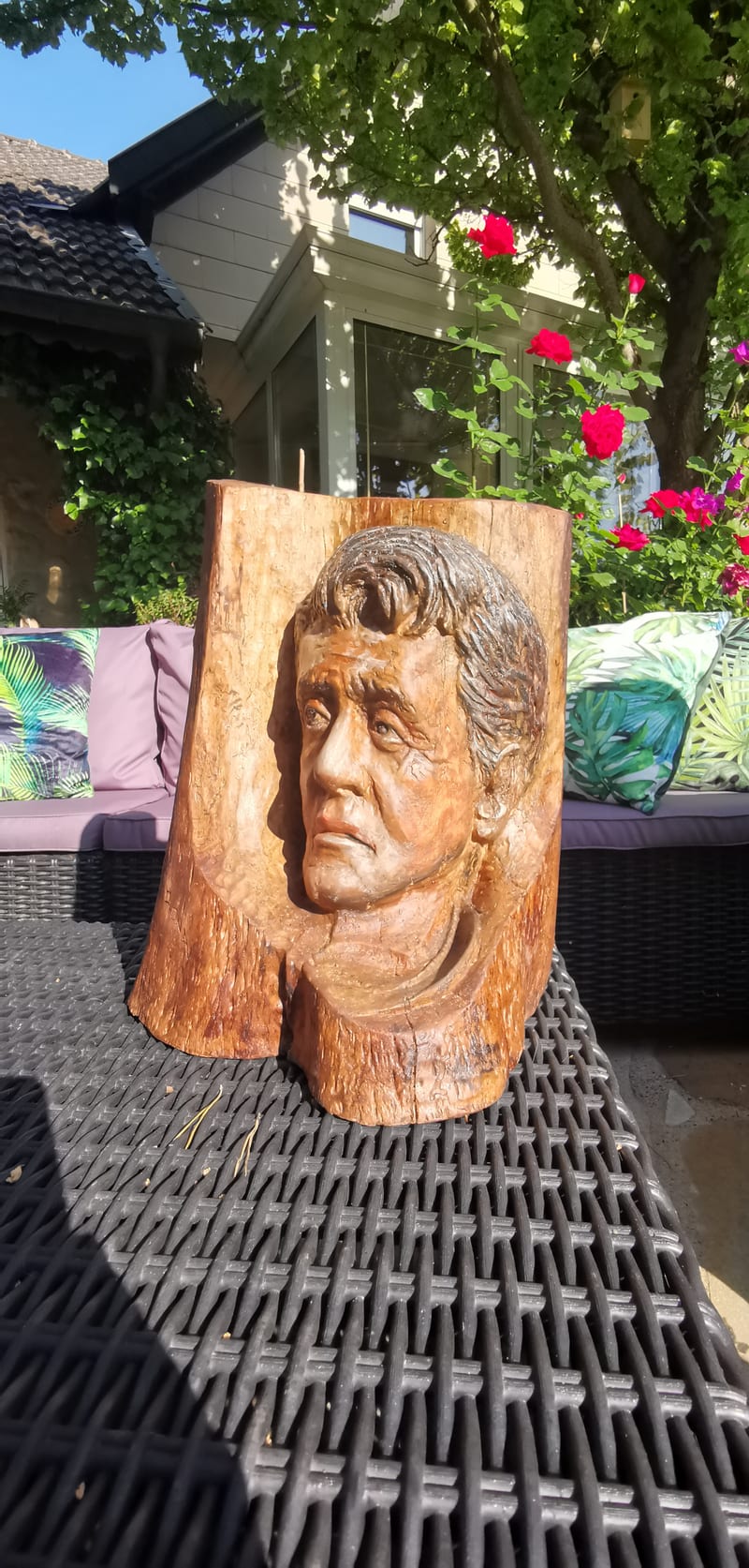 Sculpture sur bois de Fernand Olona