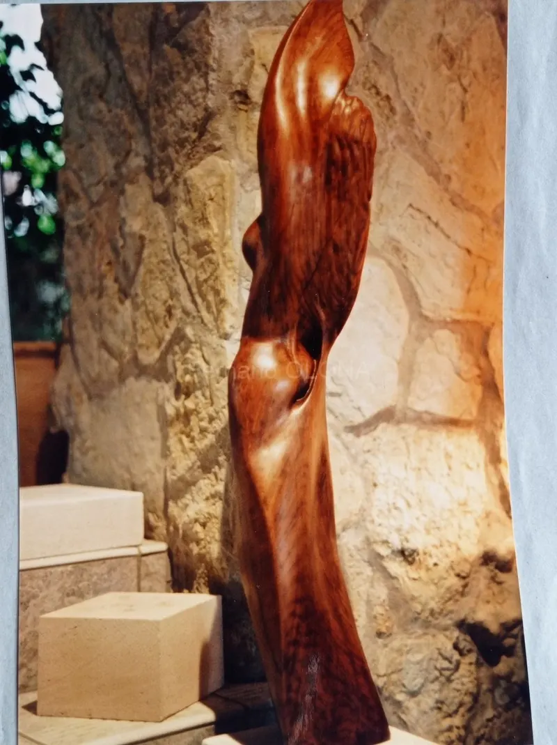 Sculpture sur bois de Fernand Olona
