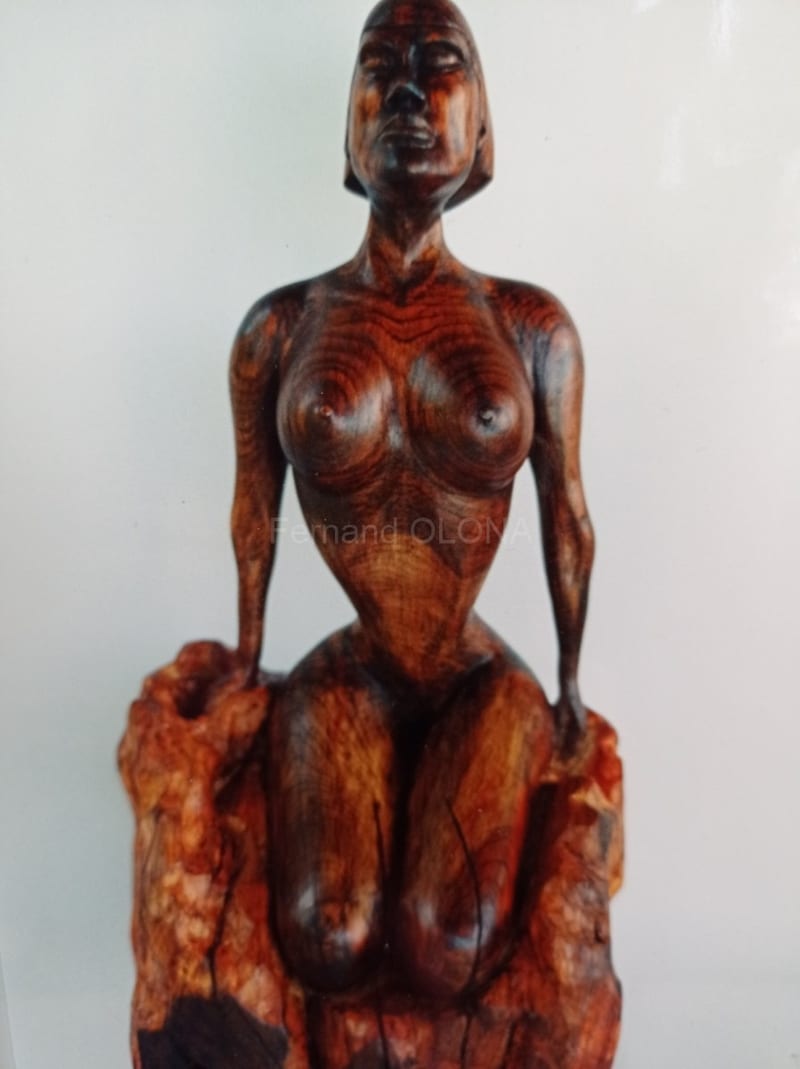 Sculpture sur bois de Fernand Olona