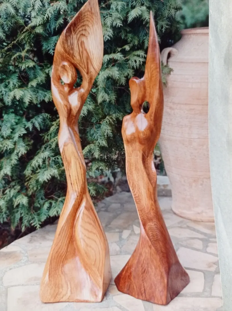 Sculpture sur bois de Fernand Olona