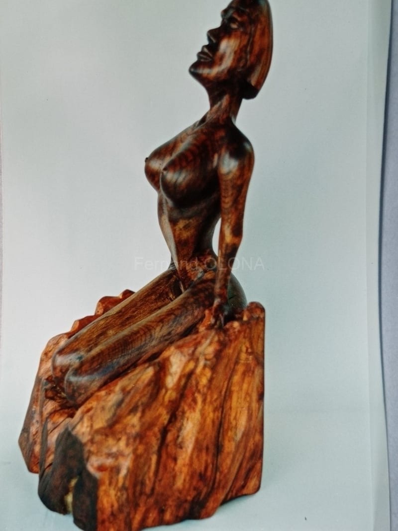 Sculpture sur bois de Fernand Olona